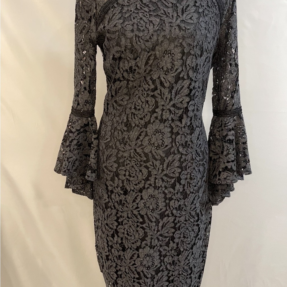Elegant Black Lace Dress